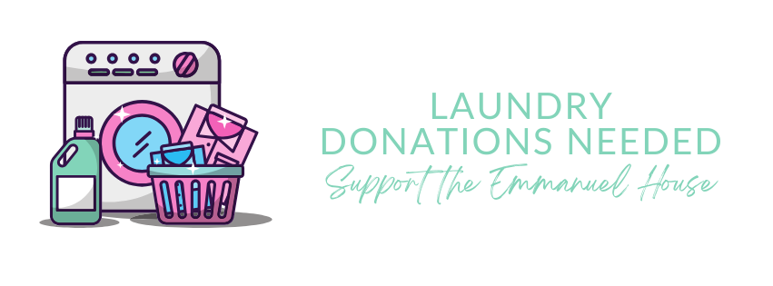 Laundry Donations Needed for the Emmanuel House